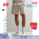 休闲裤 春季 健身运动裤 HM男装 子COOLMAX®凉感直筒宽松短裤 0974629