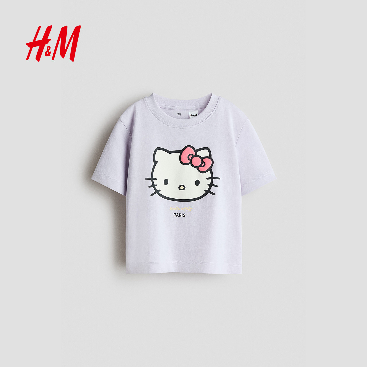 【三丽鸥系列】HM童装儿童女童T恤夏季Hello Kitty短袖1330875图片