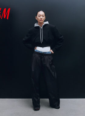 【WARDROBE.NYC H&M】女装裤子2026秋季新款运动裤尼龙裤1342177