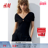 女士舒适丁字裤 HM女士内衣内裤 冬季 连体紧身衣1241117