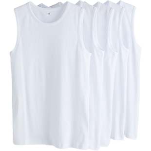 HM童装儿童男童背心5件装冬季简约休闲无袖上衣0752652