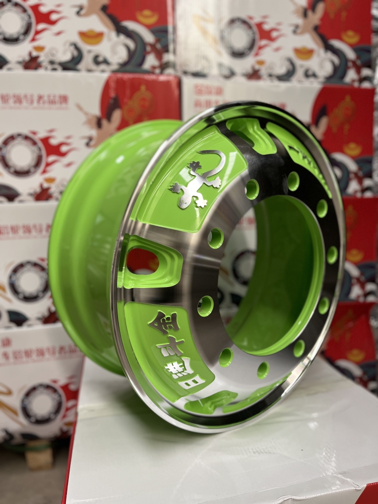 半挂卡客货车12R22.5或295/80R22.5铝合金铝圈适斯太尔重汽一汽