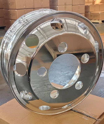 700R16轮胎考斯特江淮三菱扶桑五十铃碧莲铝合金圈轻量化锻造铝圈