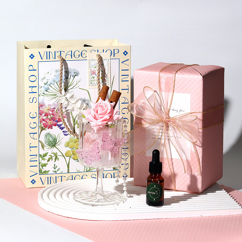 少女心浪漫玫瑰无火香薰扩香石送女生的生日礼物闺蜜伴手礼教师节