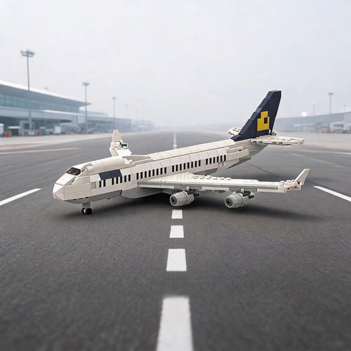 汉莎航空747-400飞机积木