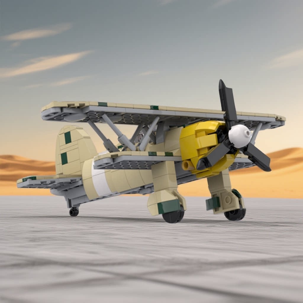 MOC-169585 猎鹰战斗机 益智拼装小颗粒积木飞机模型摆件玩具男孩