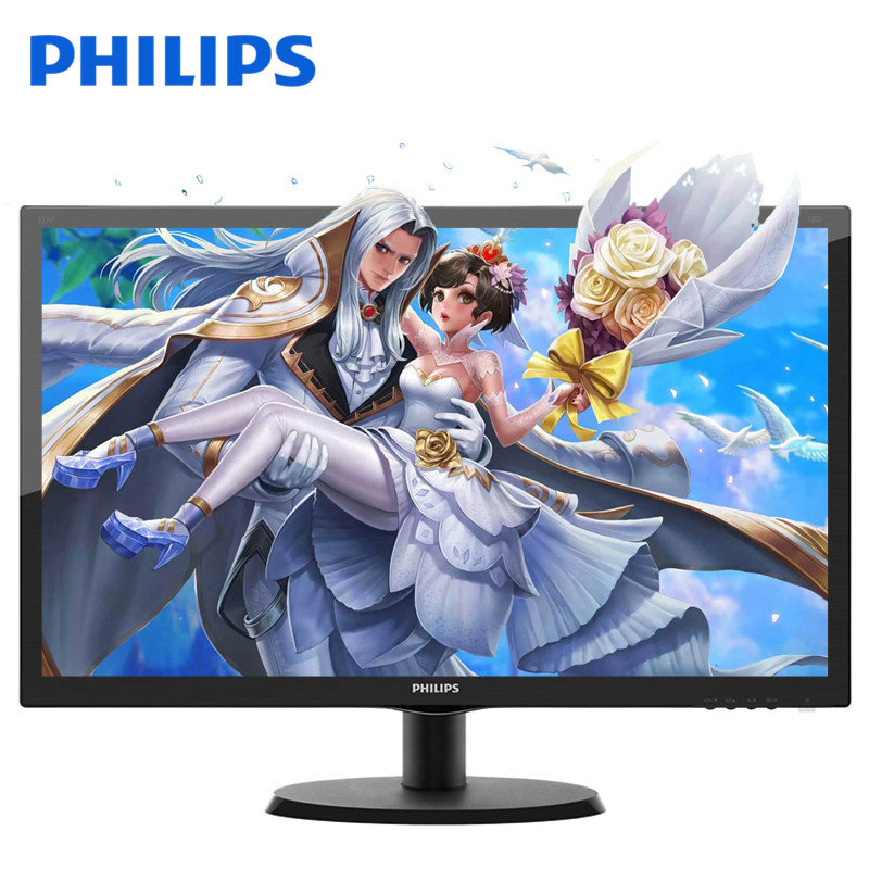 PHILIPS 203V5LSB2 19.5 INCH LED HD COMPUTER LCD MONITOR 20 MONITOR SCREEN WALL MOUNT 21