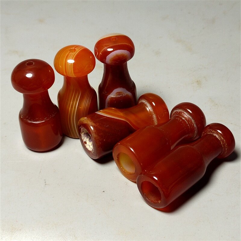 珠宝玉器古玩玉器玛瑙烟嘴掌中宝红玛瑙缠丝玛瑙旱烟袋烟嘴烟