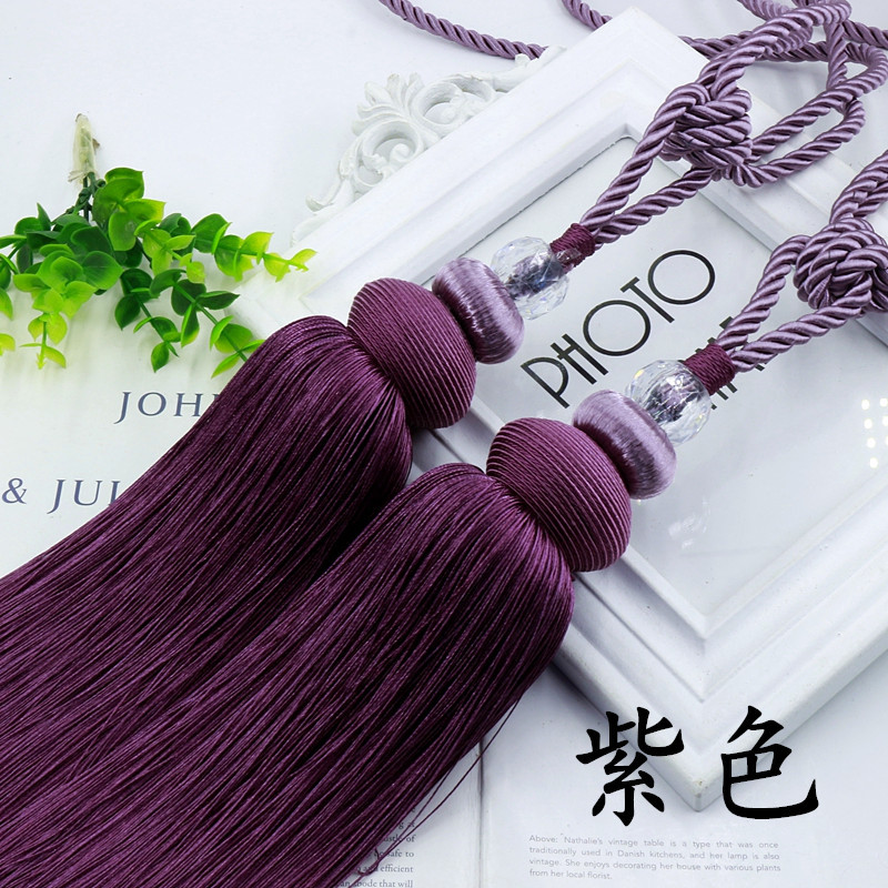 窗帘绑带绑绳挂球窗帘配件饰品流苏挂钩绑球家居卧室简约百搭款