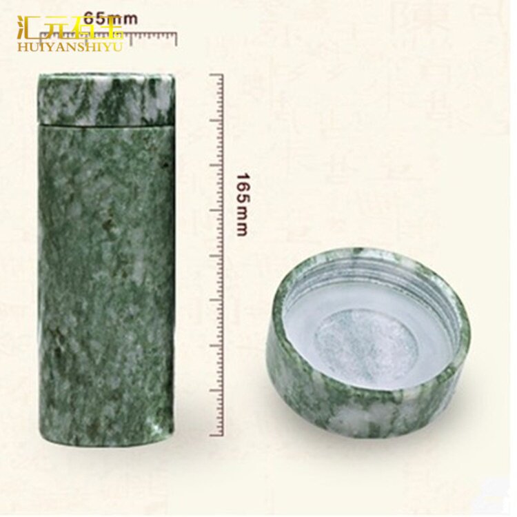 天然蓝田玉水杯鲁山玉玉石茶杯玉器杯子玉石玉器茶具直播货源