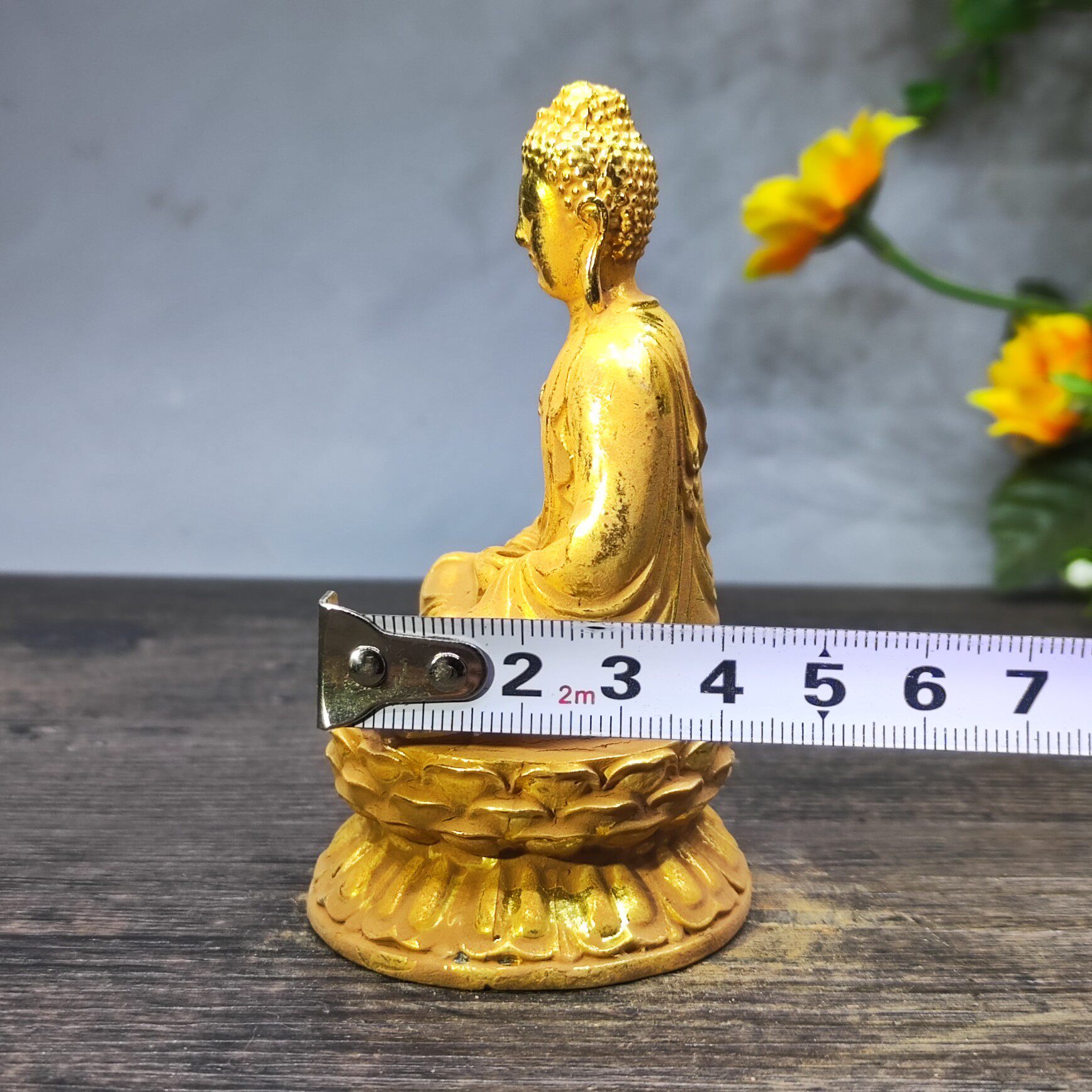 精工黄铜婆娑三圣佛像一尺坐像观音释迦牟尼铜像地藏王菩萨铜像