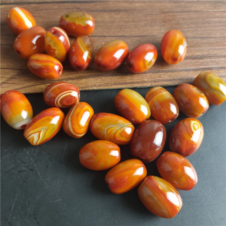 供应珠宝缠丝玛瑙桶珠蛋珠鼓珠勒子散珠DUY文玩配饰批发