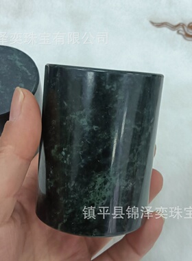 厂家直销正品玉杯药茶杯养生保健强磁玉石水杯直筒杯