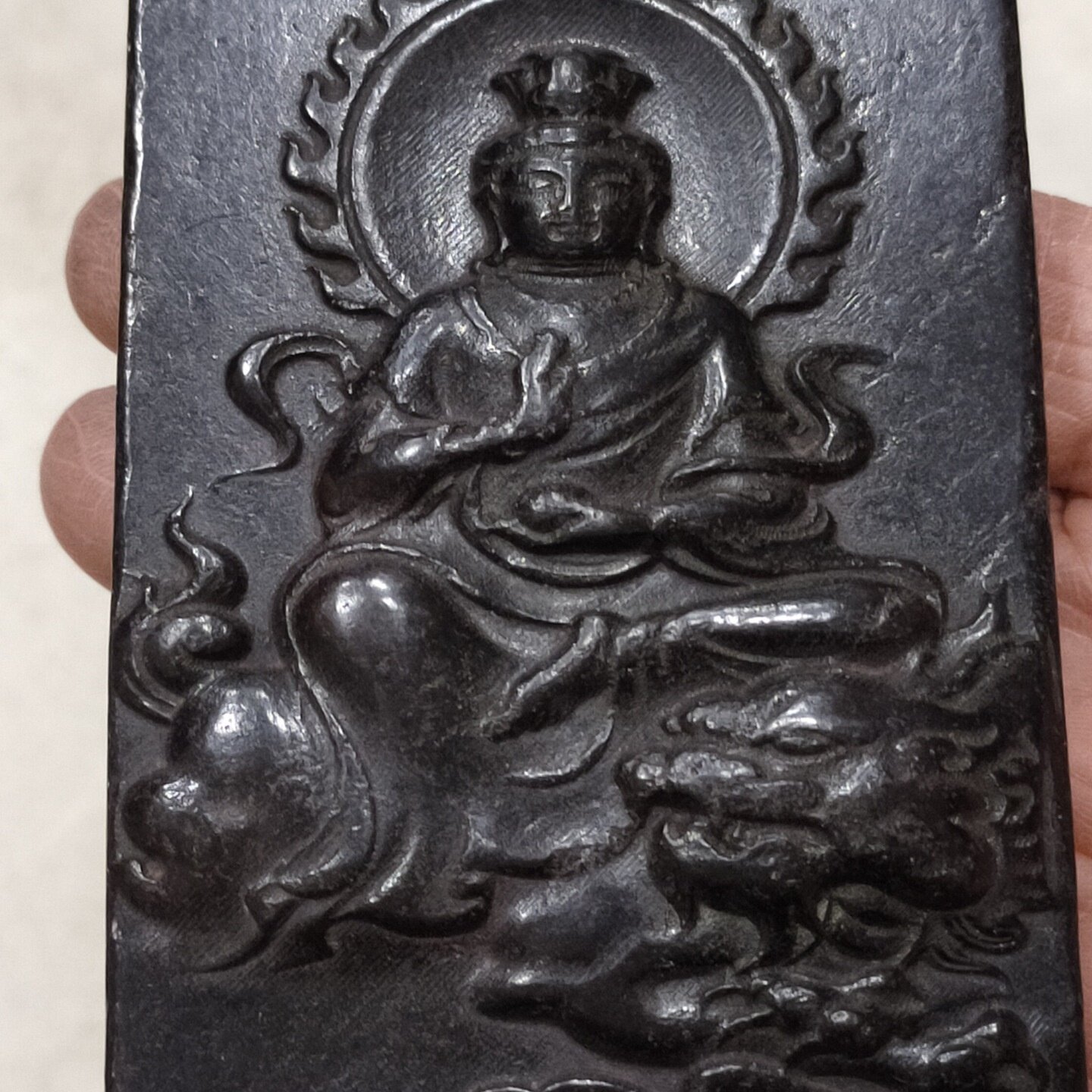 古玩玉器仿古做旧工艺品磁性铁石红山文化玉龙观音挂件吊坠手把件