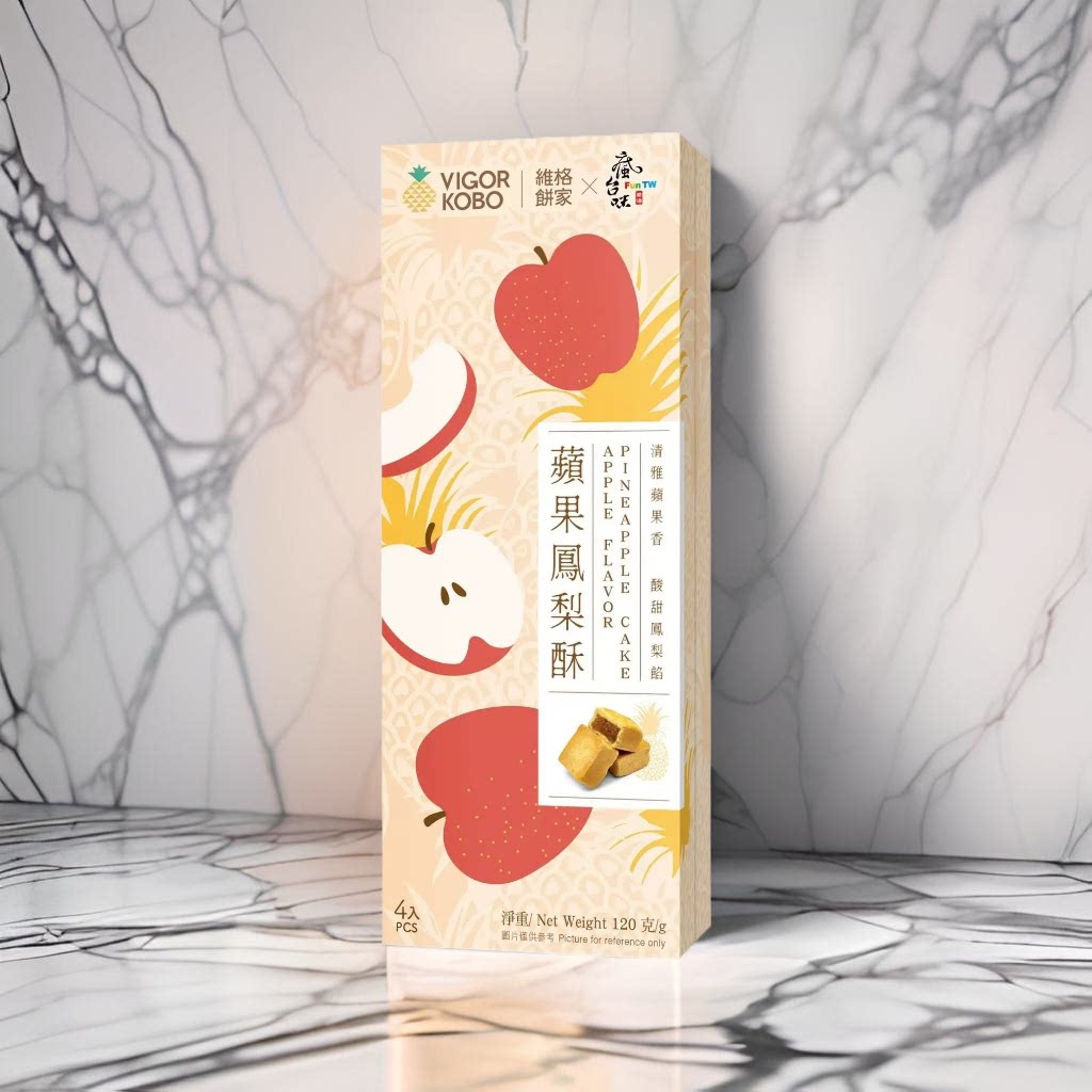 维格饼家 - 维格x疯台味-苹果凤梨酥到期日2026年6月1日风味特产