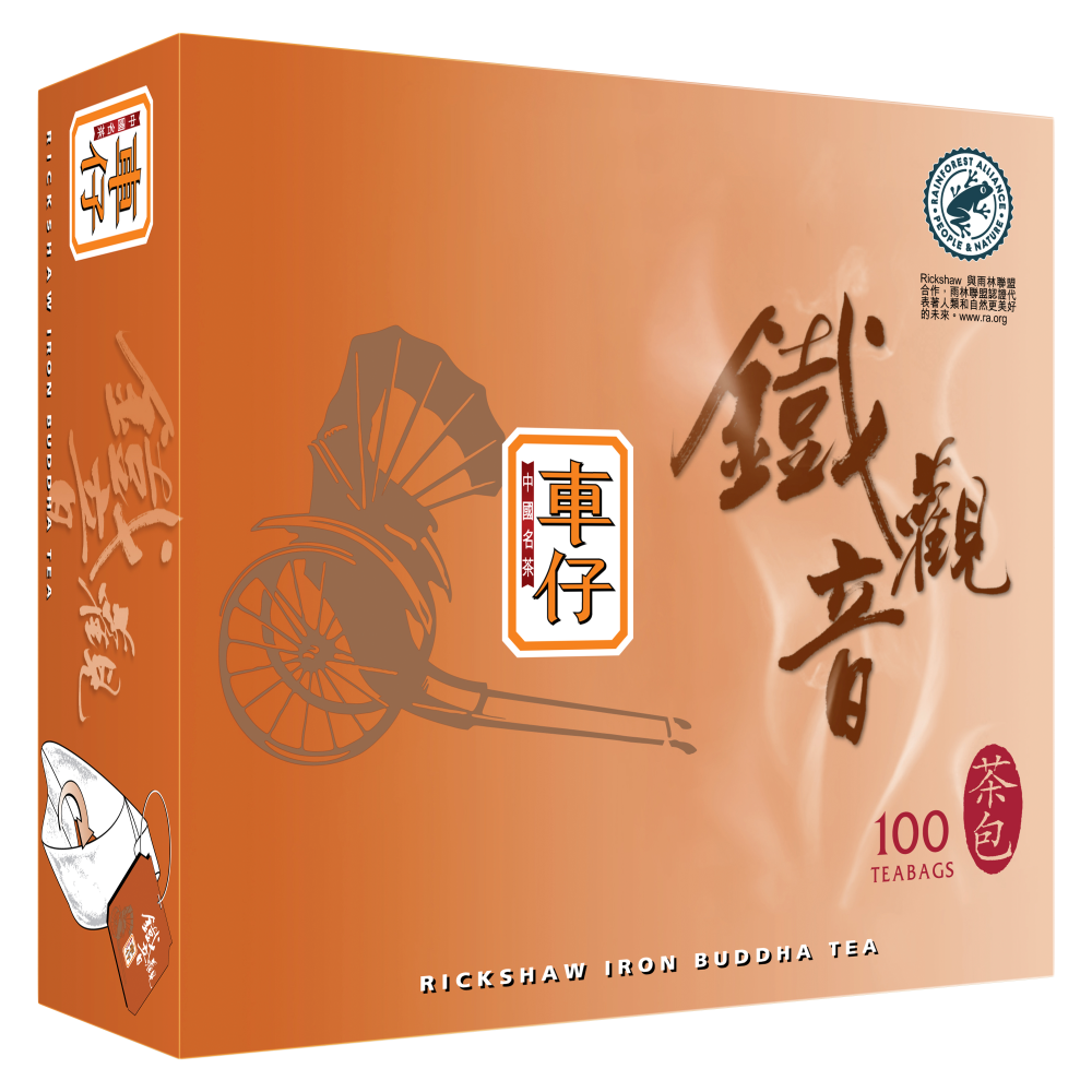 香港-车仔-中国茶包100片装 -铁观音160g新旧包装随机发货