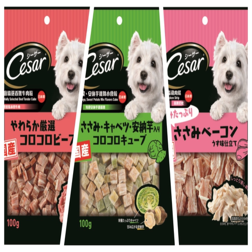 港购日本原产香嫩牛肉粒狗零食
