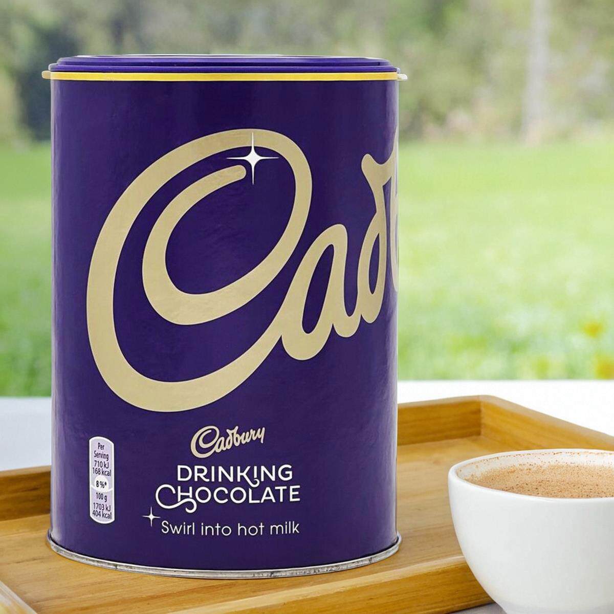 英国进口Cadbury吉百利朱古力可可粉罐装500g巧克力粉奶茶用家用