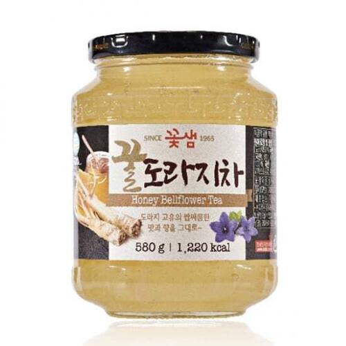 花泉韩国蜂蜜桔梗茶580G瓶装茶饮健康蜂制品高端蜂蜜花茶进香港口