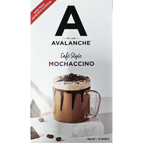 AVALANCHE 速溶摩卡咖啡16gx10袋装冲泡饮品烘焙原料独立包装进口