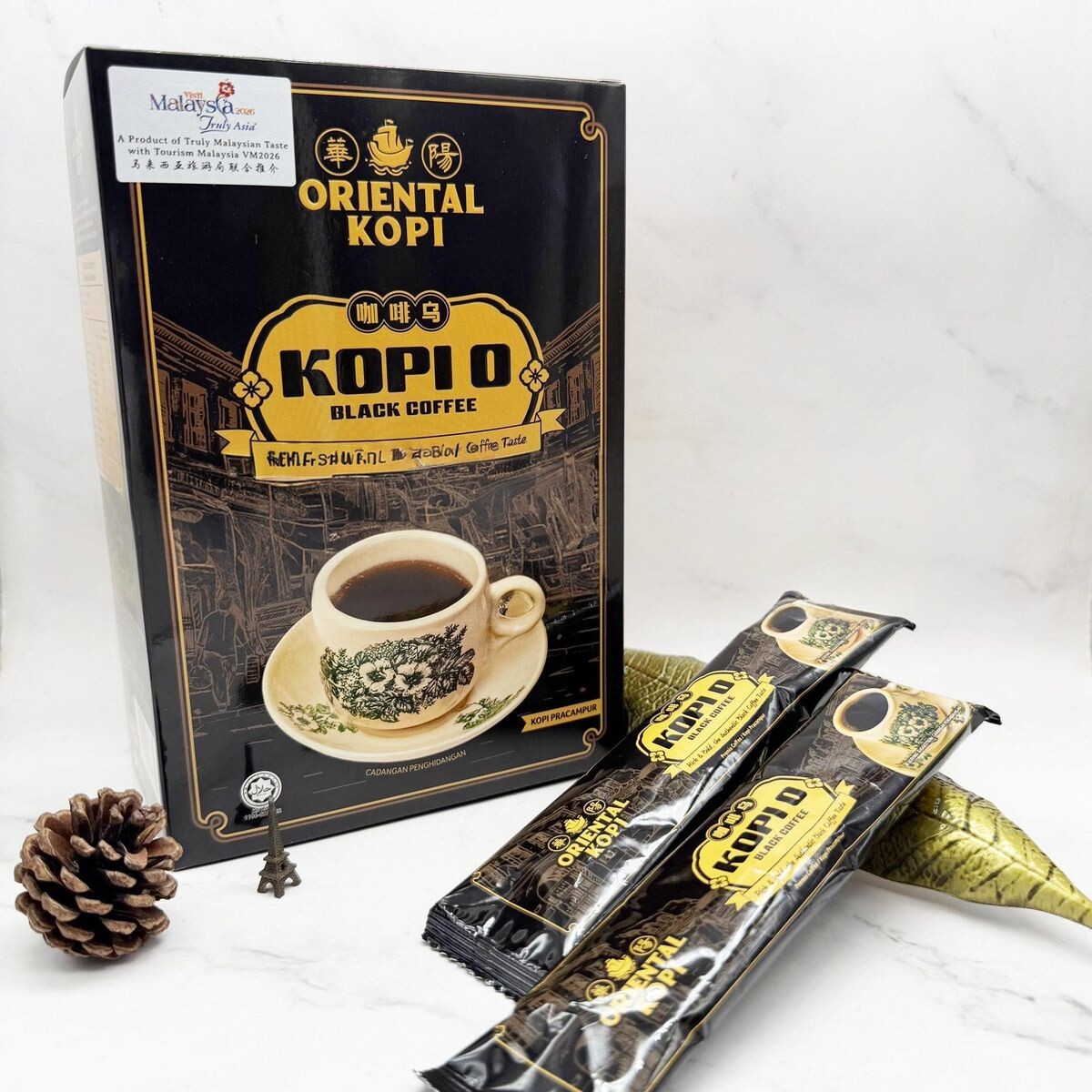 华阳ORIENTAL传统黑咖啡160g装浓郁醇厚正宗黑咖啡下午茶茶点早餐