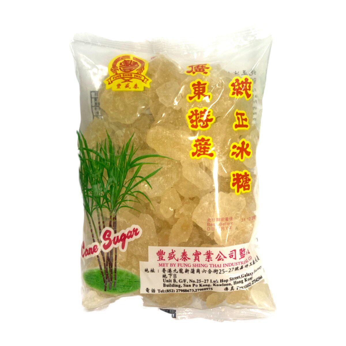 丰盛泰 香港进口版纯正冰糖600克采用传统天然结晶炼制不规则糖块