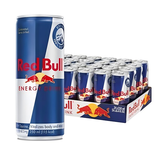 RedBull奥地利红牛能量饮料250毫升健身锻炼蓄能长途司机提神饮品