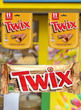 香港进口 TWIX曲奇朱古力 特趣香脆朱古力分享装