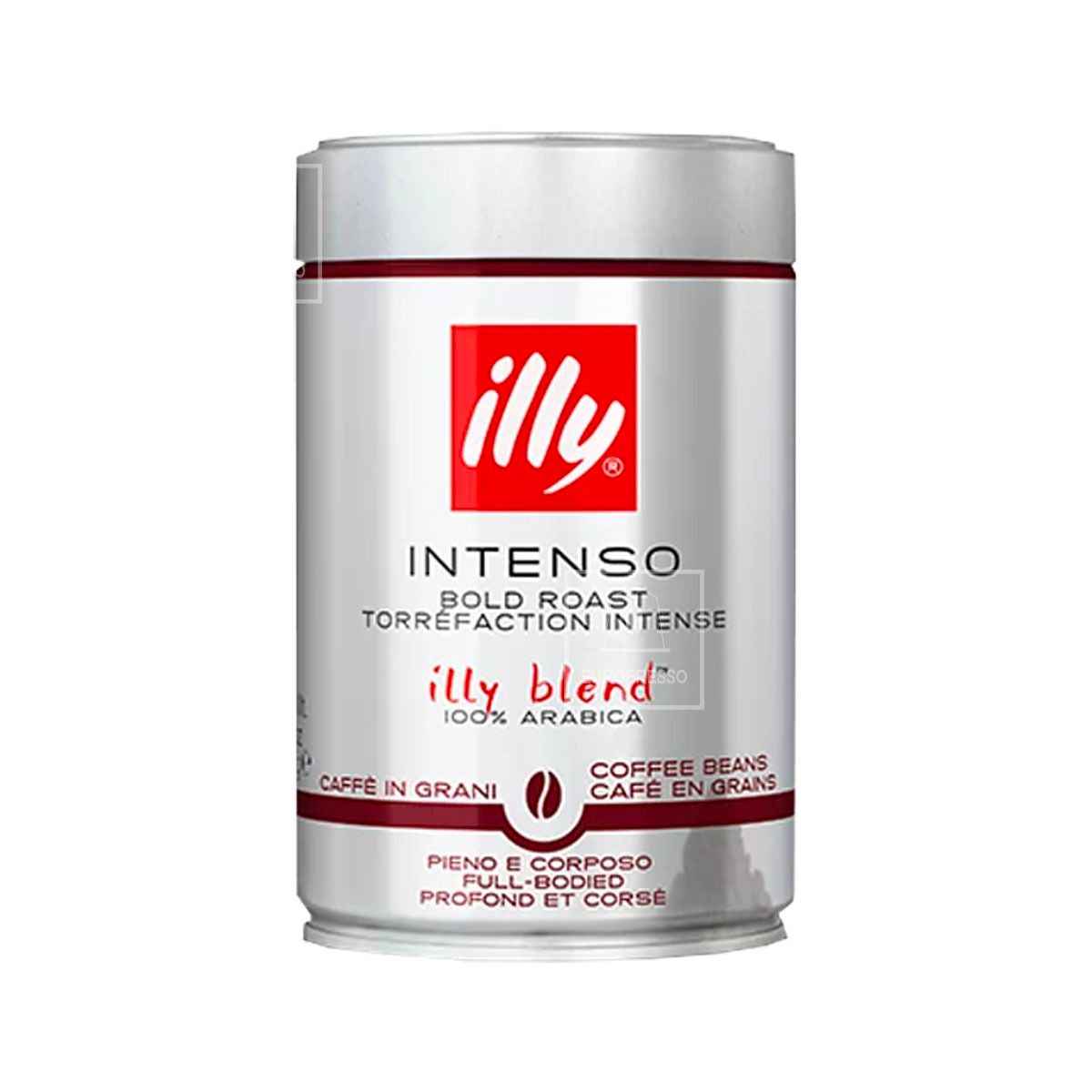 illy 意式特浓咖啡豆250克100%阿拉比卡咖啡豆深烘焙可可焦糖风味