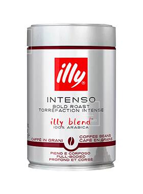 illy 意式特浓咖啡豆250克100%阿拉比卡咖啡豆深烘焙可可焦糖风味