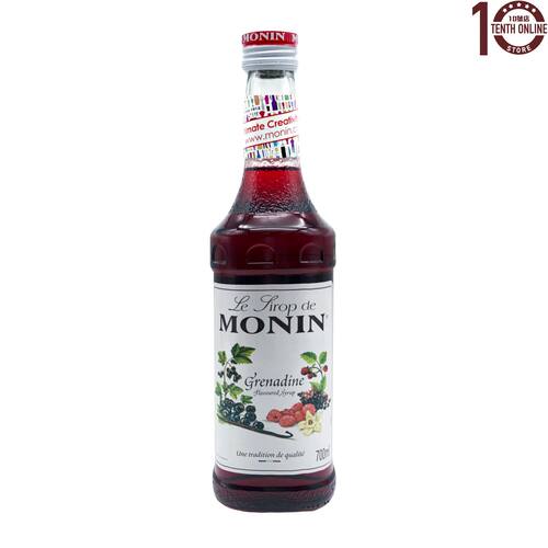 香港版MONIN Grenadine Syrup 700ml红石榴瓶装果味果糖调味糖浆