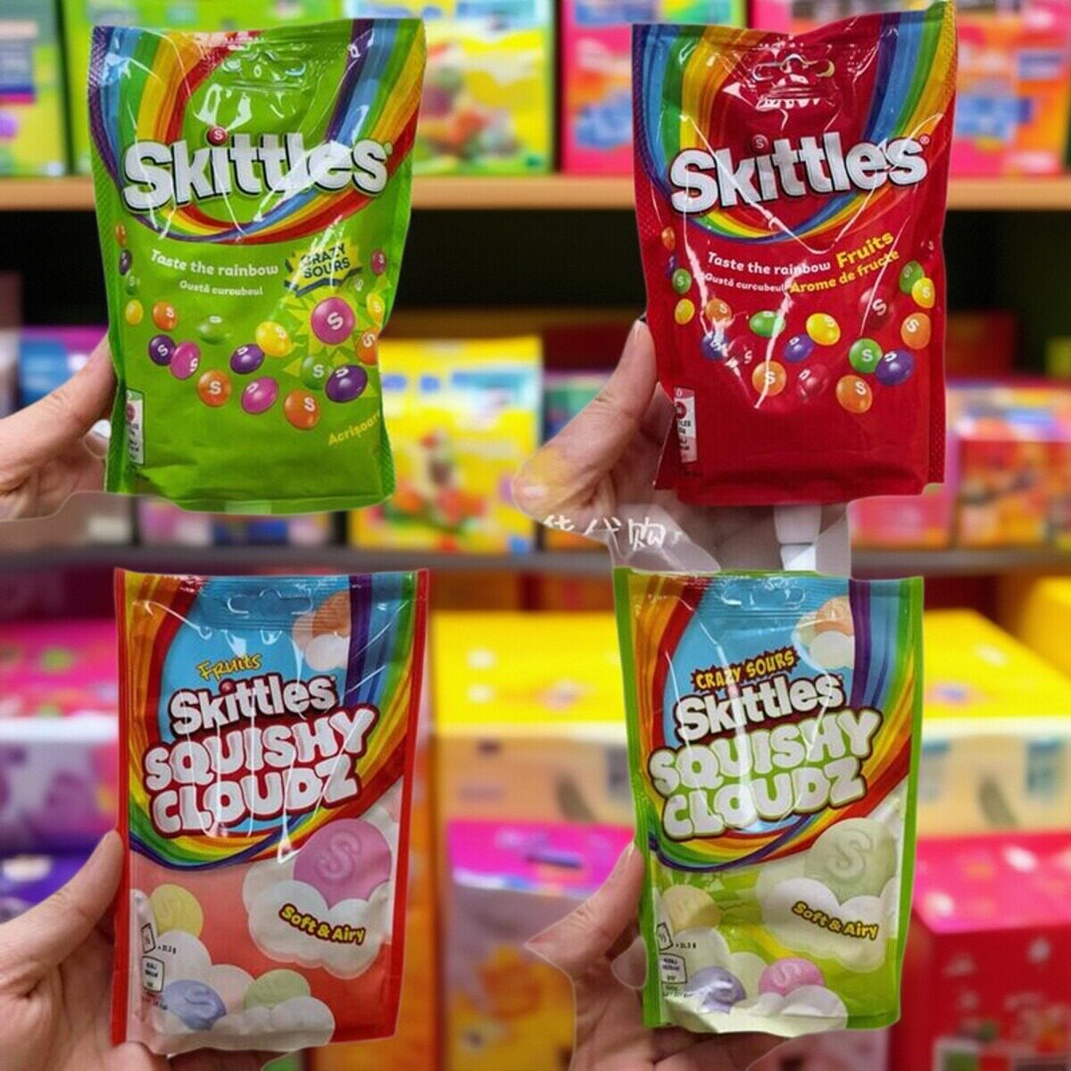 荷兰进口SKITTLES彩虹糖原味152g