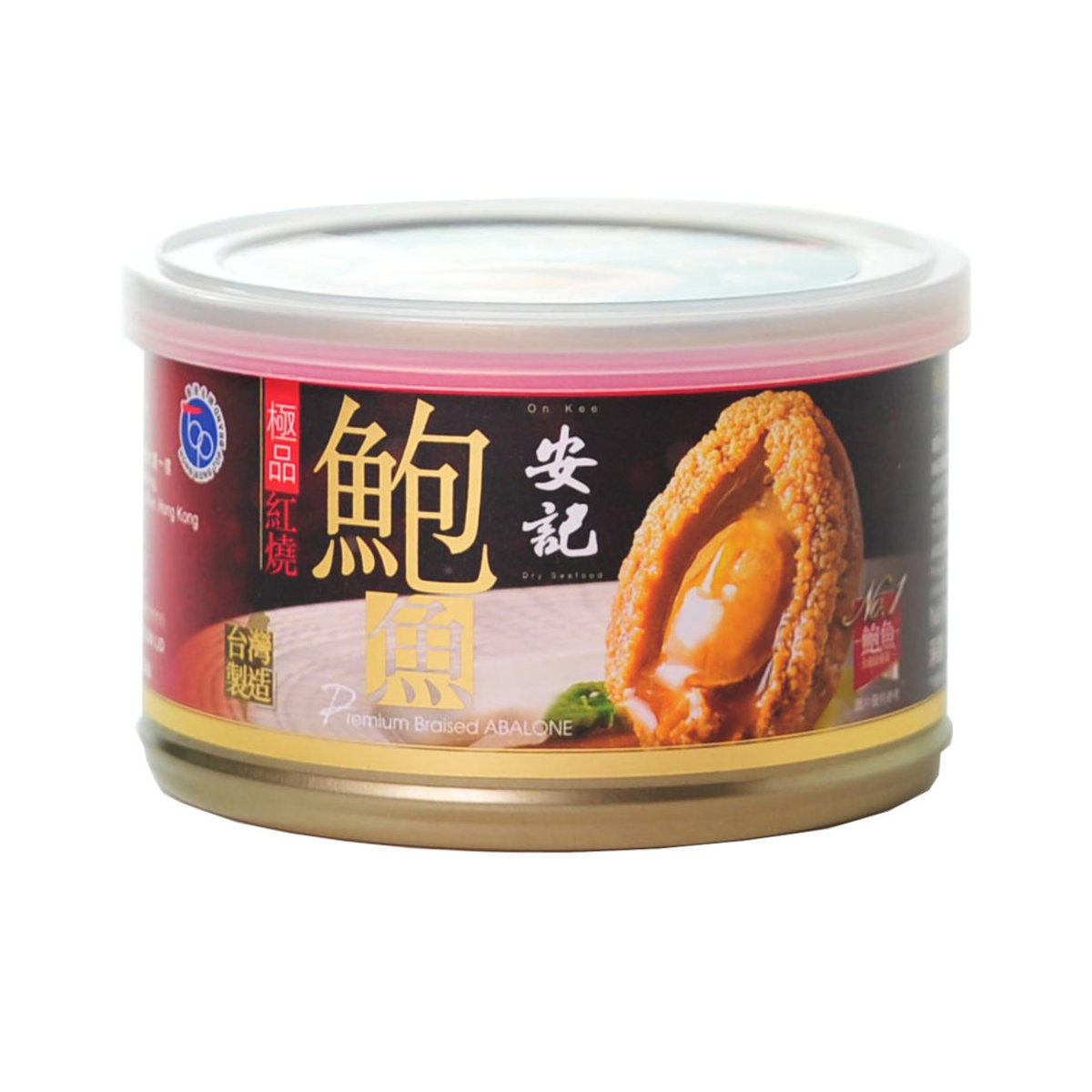 特选安记海味 安记红烧鲍鱼3-4只装180g煮制熟食罐装开袋即食美味