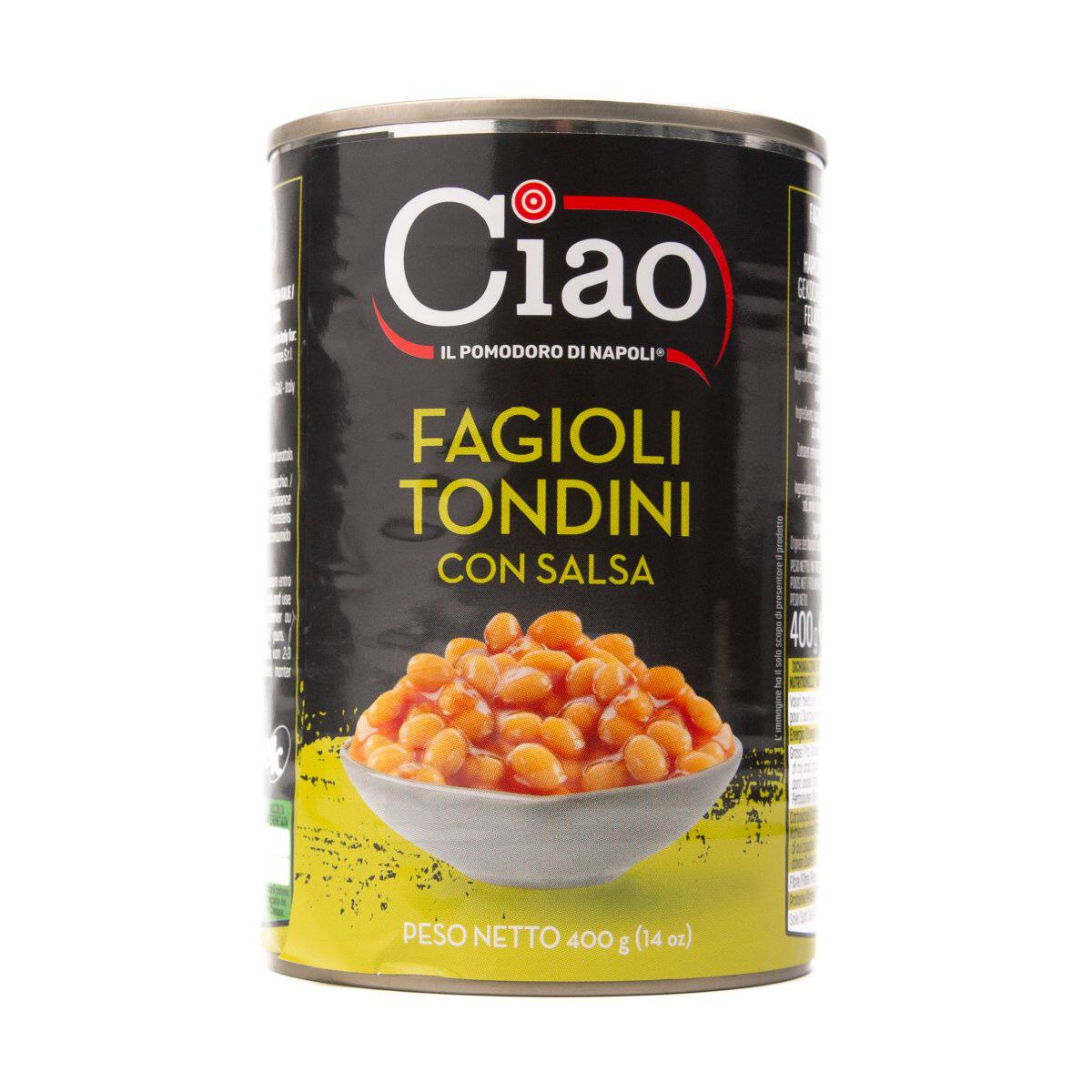 Ciao意大利进口豆子汤料400g罐装番茄酱汁浓汤