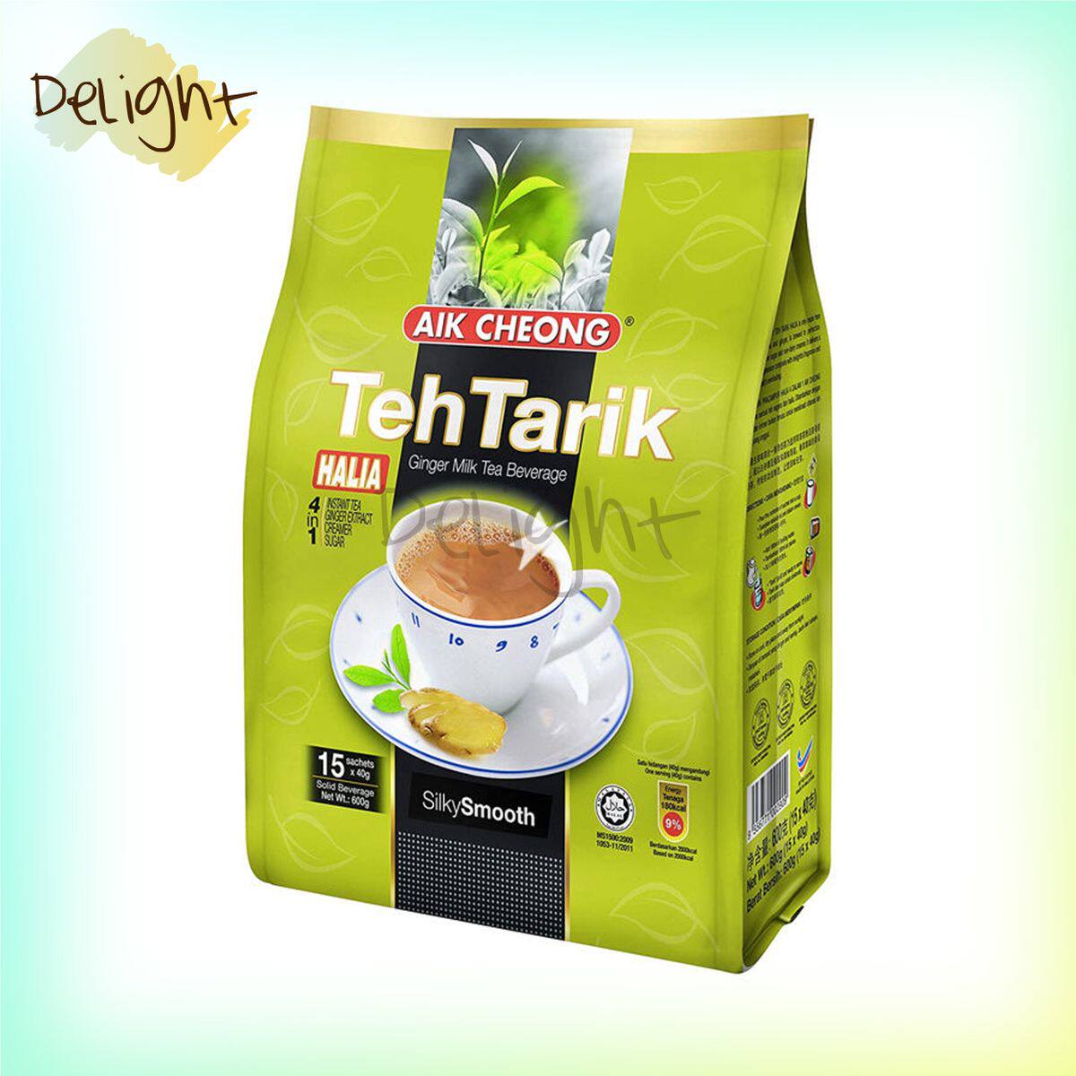 香港益昌 四合一香滑奶茶(生姜味)40gx15包|即冲饮品经典奶茶饮品