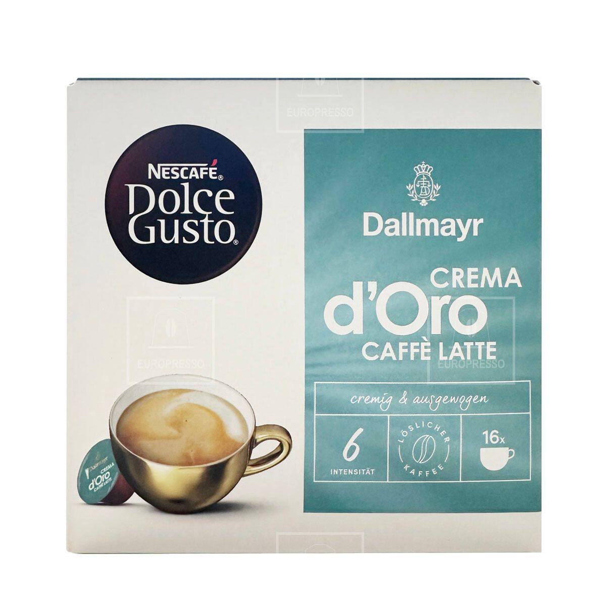 NESCAFE雀巢咖啡进口Dolce Gusto拿铁咖啡胶囊丝滑醇香办公冲饮版