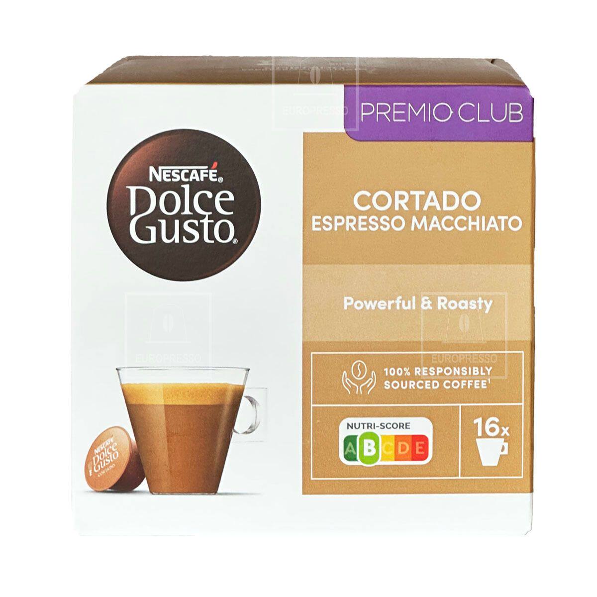 Dolce Gusto进口西班牙雀巢咖啡机胶囊Cortado奶泡浓缩咖啡盒装版