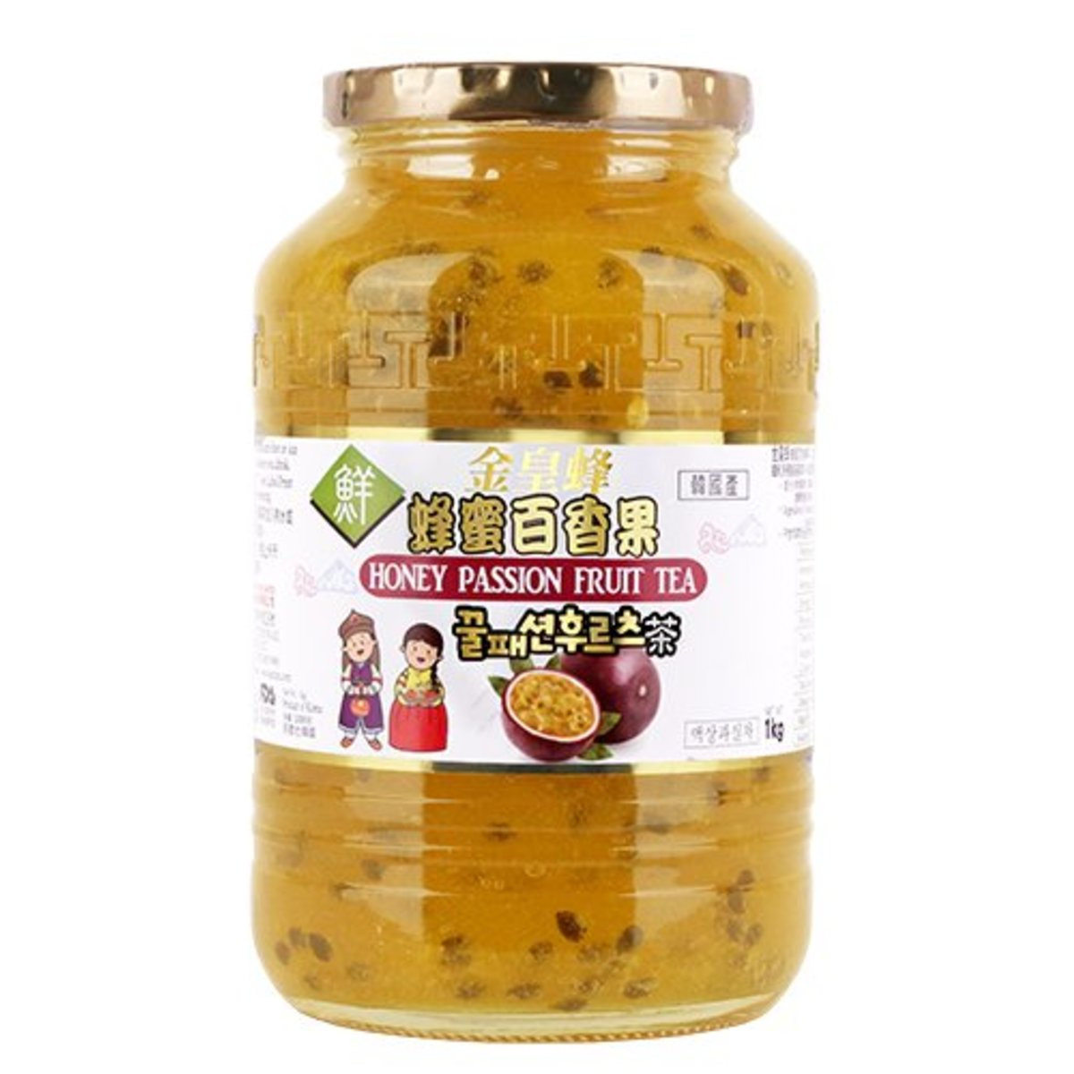 金皇蜂 蜂蜜百香果茶特色饮品特色茶港澳台地区广东1kg水果茶酸甜