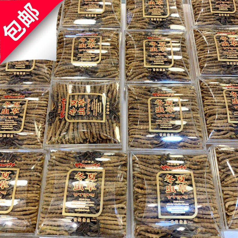 西藏冬虫夏草礼盒1港两装37.5g新鲜虫草干货（送礼佳品）