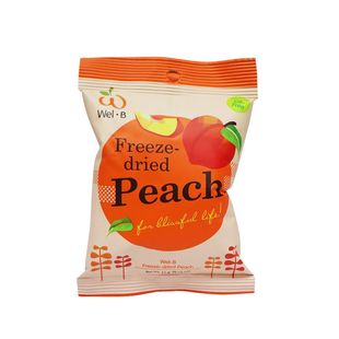 14g Wel 12M 幼兒100%天然凍乾蜜桃脆片 无添加糖