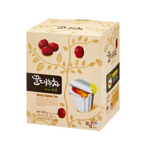 花泉韩国蜂蜜红枣茶30gx15茶饮蜂蜜茶健康蜂蜜制品蜂产品盒装便携