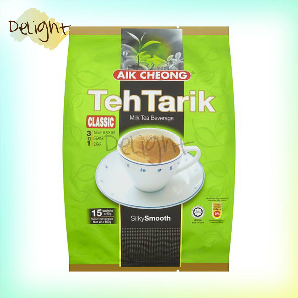 进口版益昌老街 原味奶茶粉速溶三合一奶茶40克x15包休闲饮品袋装