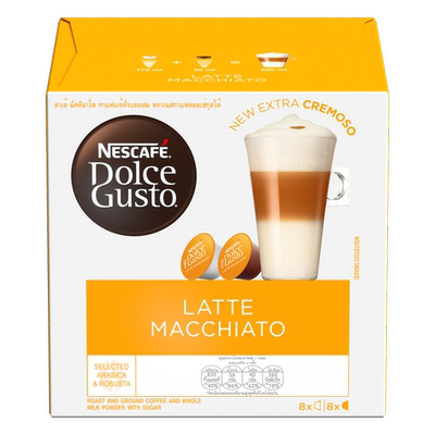 NESCAFE雀巢咖啡 Dolce Gusto奶泡咖啡胶囊194.4克幼滑浓郁泡沫版