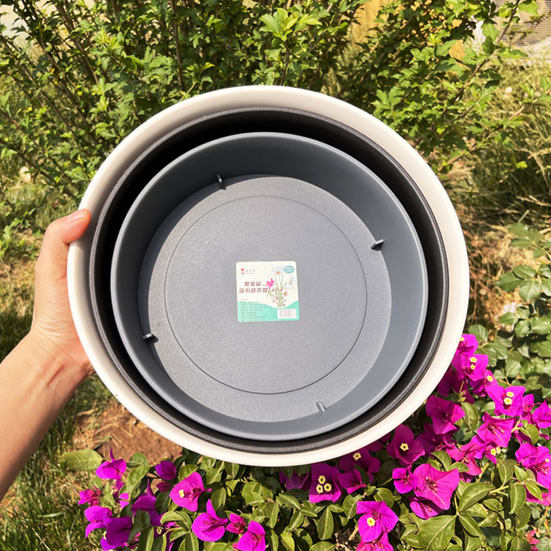 加深耐用树脂新款花博士花盆托
