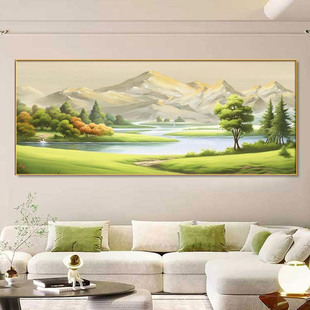 大叶有成十字绣2026年新款高级感客厅简约现代治愈系奶油风自己绣