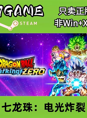 Steam 正版 国区 七龙珠：电光炸裂ZERO cdkey 激活入库 pc端游戏