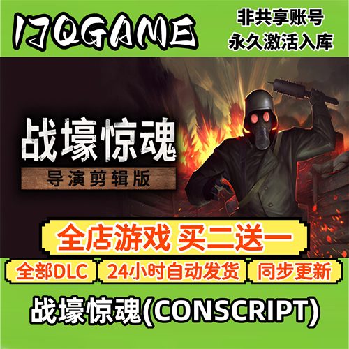 战壕惊魂(CONSCRIPT)STEAM游戏全球cdk全dlc 永久入库单机