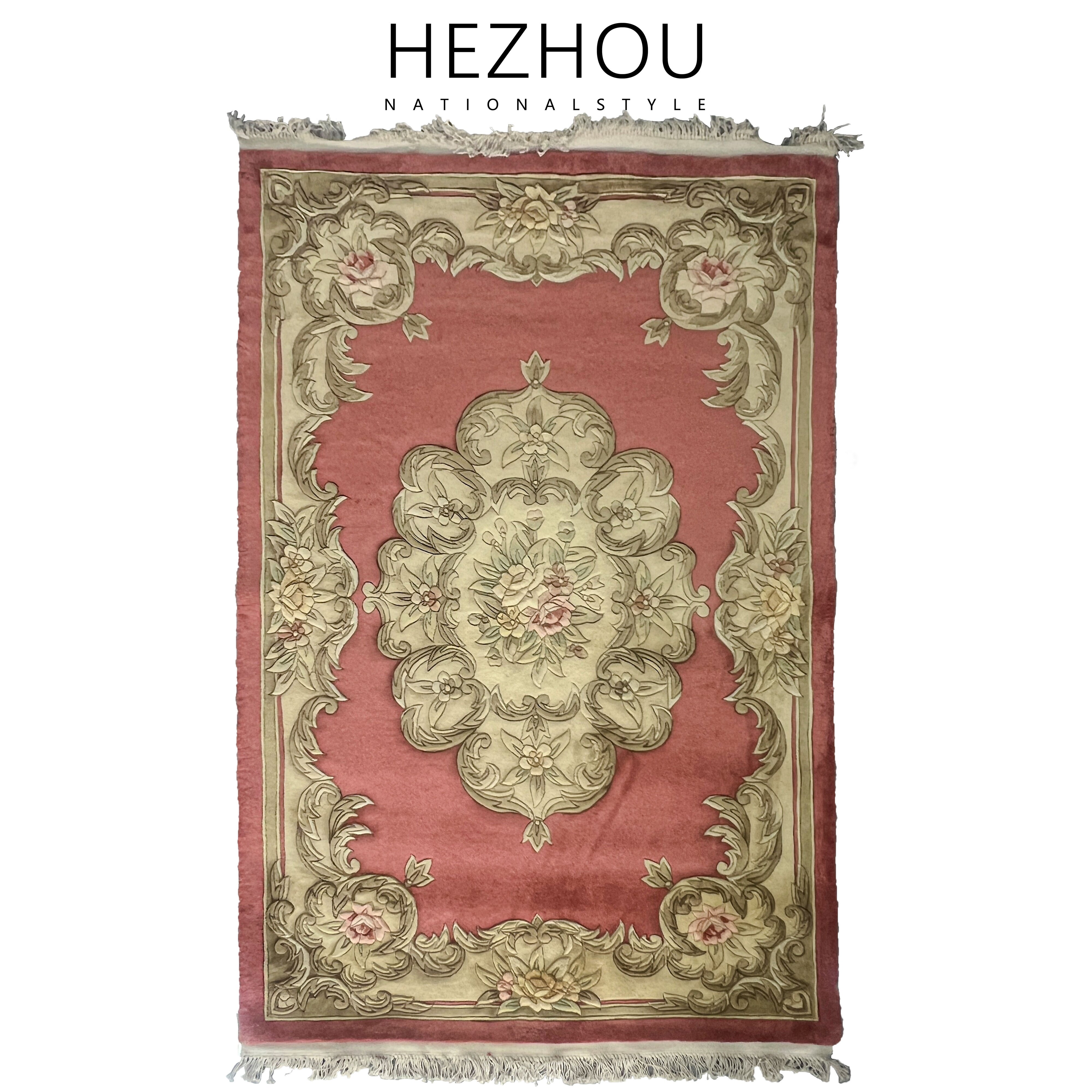 纯羊毛手工加厚地毯 90道18MM欧式地毯客厅茶几垫 卧室飘窗榻榻米