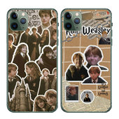 哈利波特三剑客罗恩赫敏双子星弗雷德和乔治适用苹果14promax手机壳iPhoneXR生日蛋糕多比精灵城堡