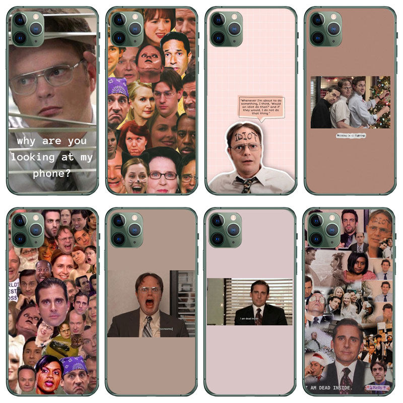 办公室the office欧美喜剧搞怪表情包打工人适用苹果17pro手机壳iphone15plus安卓